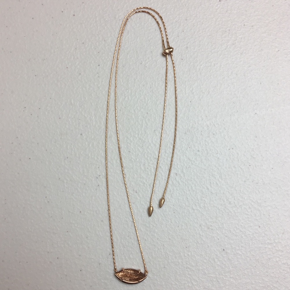Kendra Scott Necklace in Rose Gold